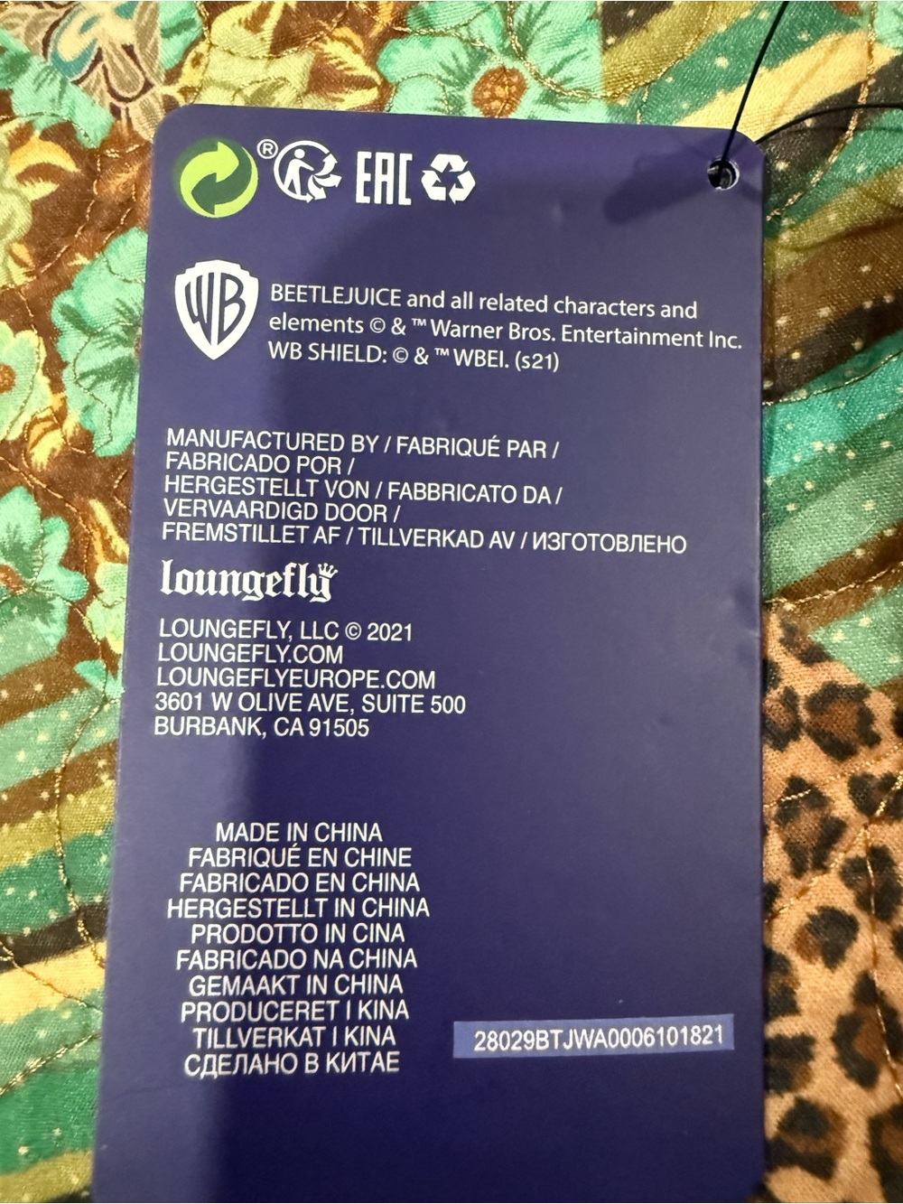Loungefly handbook for the recently deceased wallet beetlejuice first edition - Picture 3 of 8